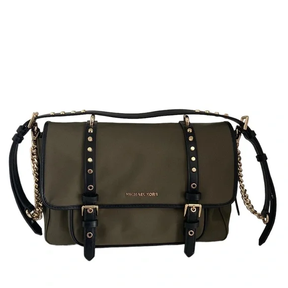 Michael Kors Sm Leila Backpack Nylon & Leather NWT Michael Kors | Bags | Michael Kors Sm Leila Backpack Nylon  main image 4